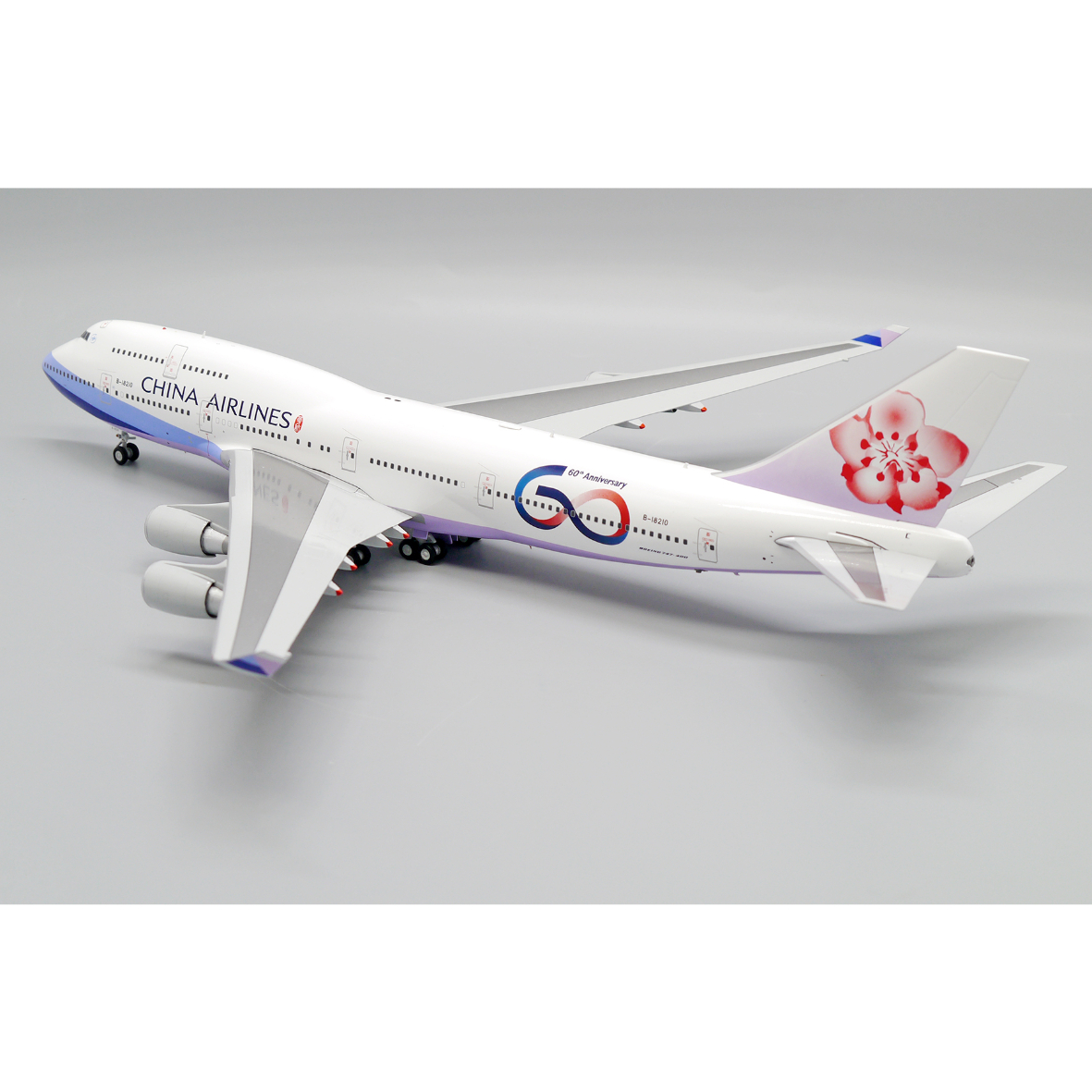 1/200 747-400 チャイナエアライン「創立60周年特別塗装機」