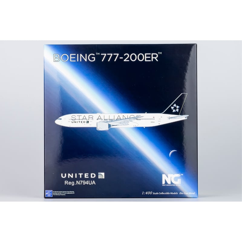 お取り寄せ商品】1/400 777-200ER ユナイテッド航空「スター