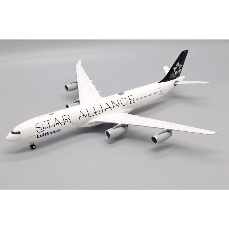 jcwings ルフトハンザ航空　エアバスA340-300 スターアライアンス お取り寄せ商品】1/200 A340-300 ルフトハンザドイツ航空「スター