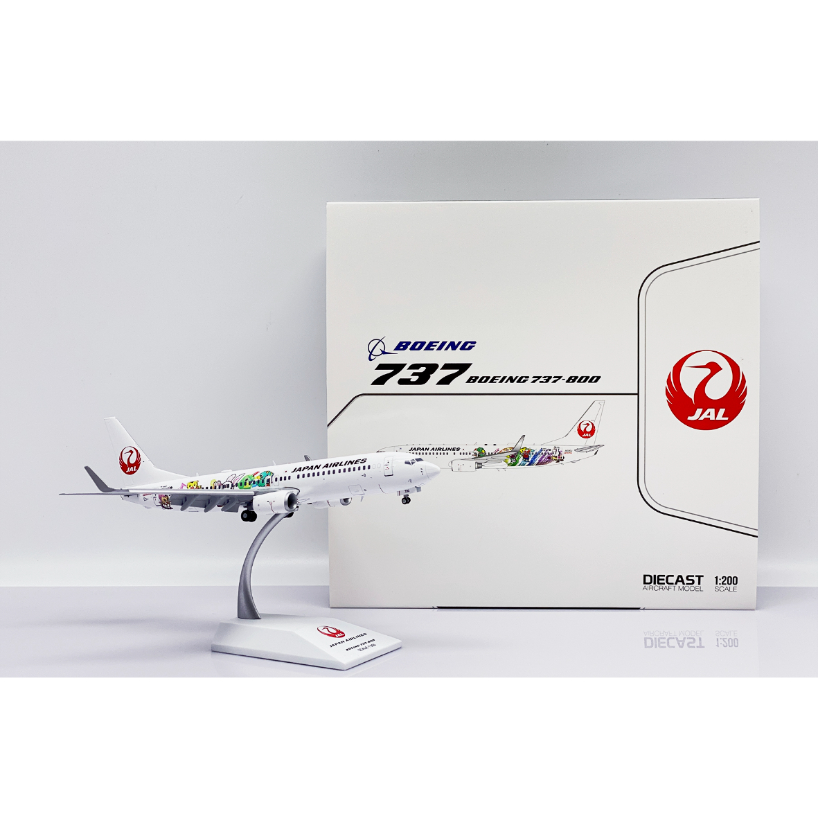 非売品・新商品情報】1/200 737-800 JAL「しまじろうジェット