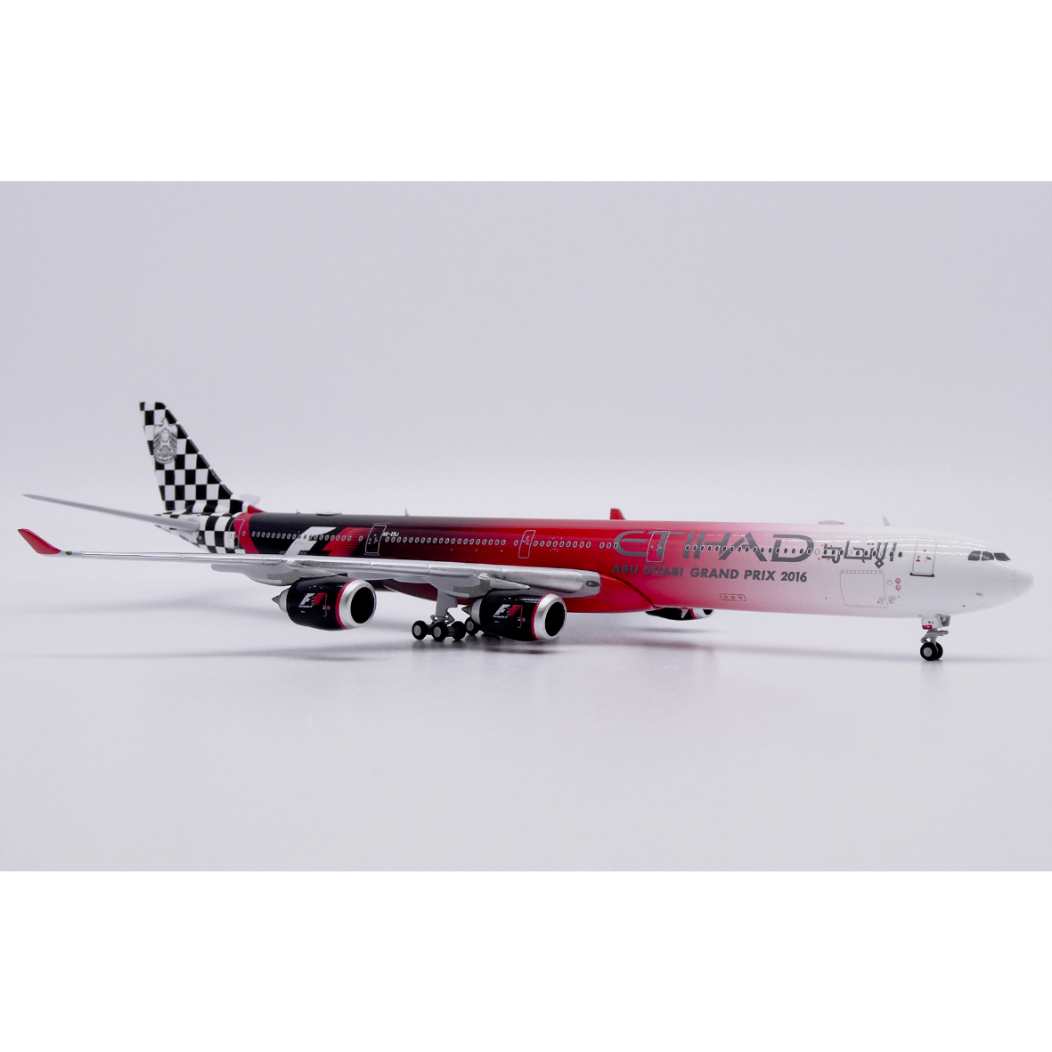 エティハド航空 A340-600 herpa 1/500 お取り寄せ商品】1/400 A340-600 エティハド航空「Formula 1 アブダ