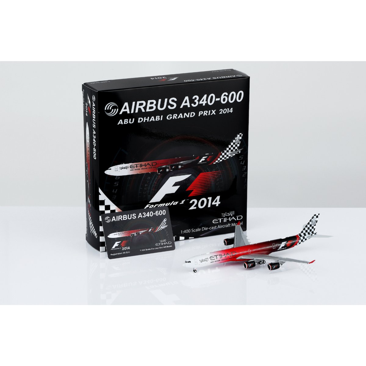 お取り寄せ商品】1/400 A340-642 エティハド航空「Formula 1 アブダ