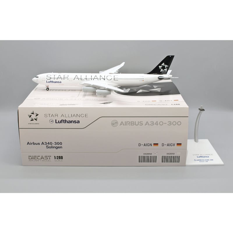 お取り寄せ商品】1/200 A340-300 ルフトハンザドイツ航空 お取り寄せ商品】1/200 A340-300 ルフトハンザドイツ航空