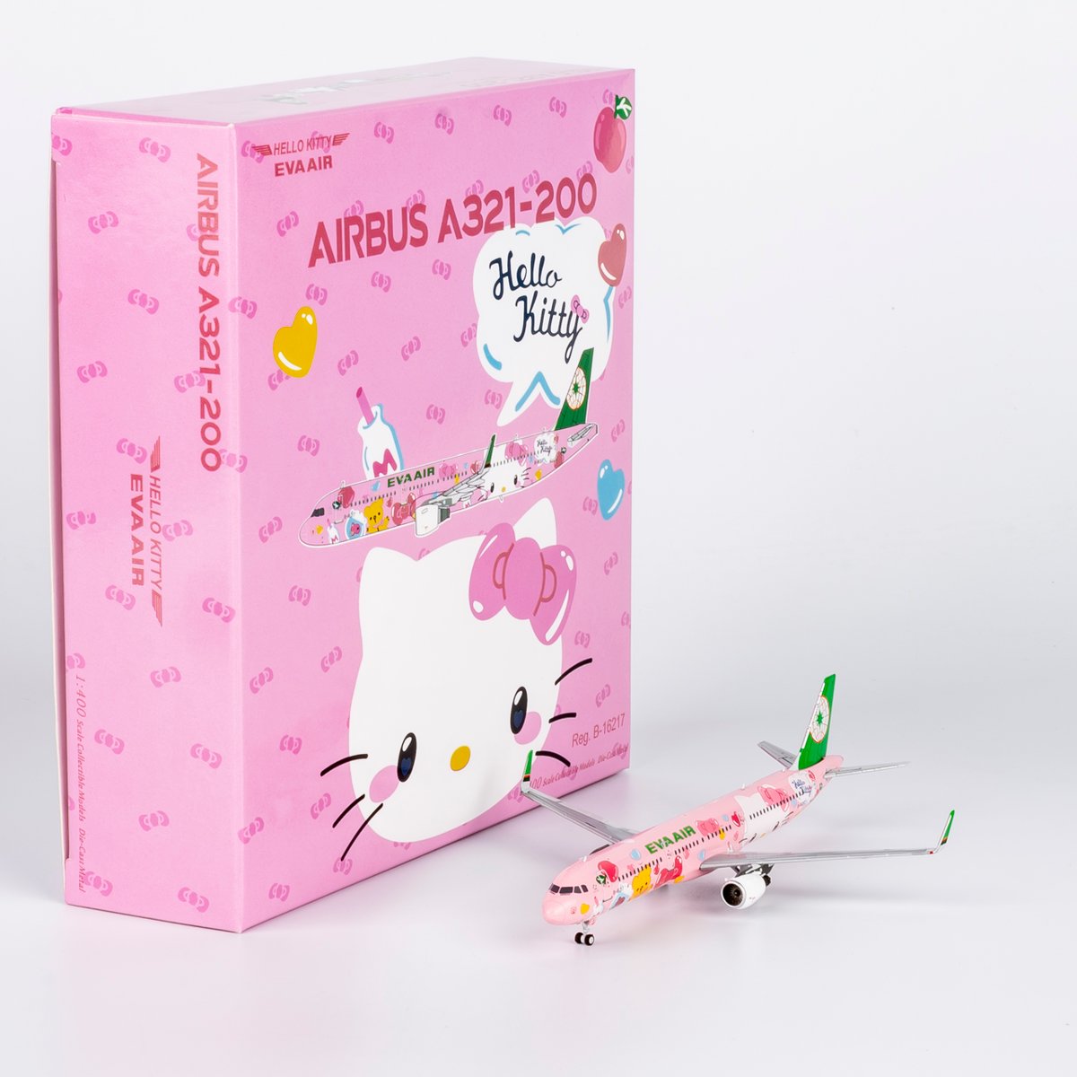 EVA AIR A321-200 エバー航空 ハローキティ Kitty ph Oooh! EVA Airways Adds New Airbus A321 Hello Kitty 