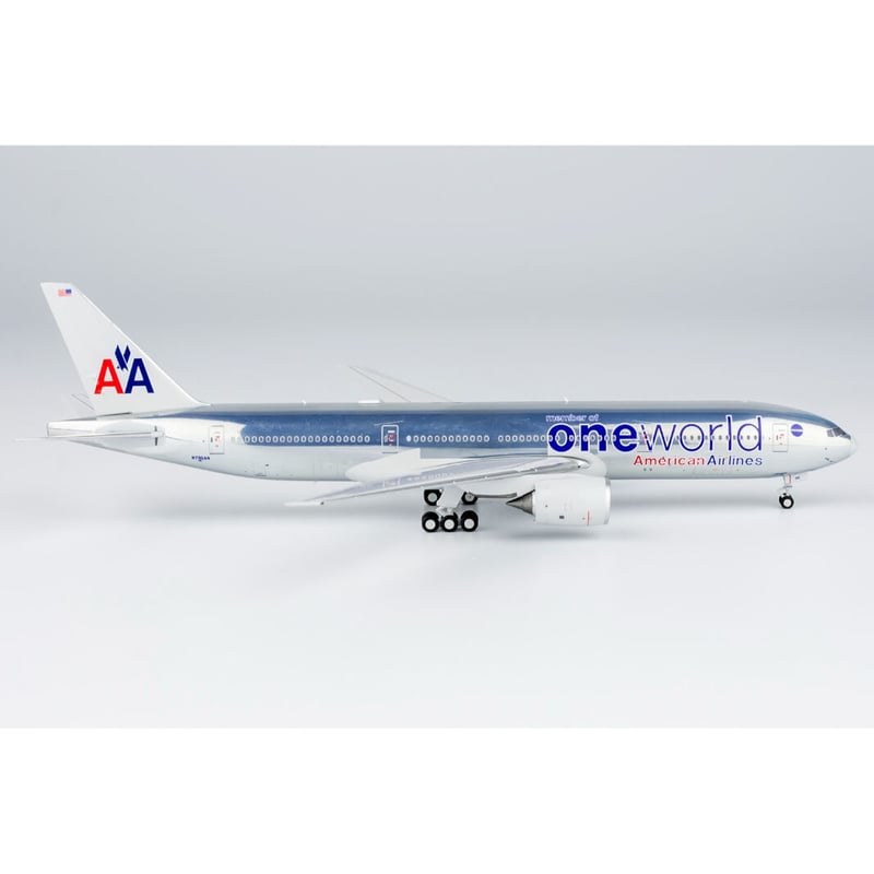 お取り寄せ商品】1/400 777-200ER アメリカン航空「ワンワールド塗装機