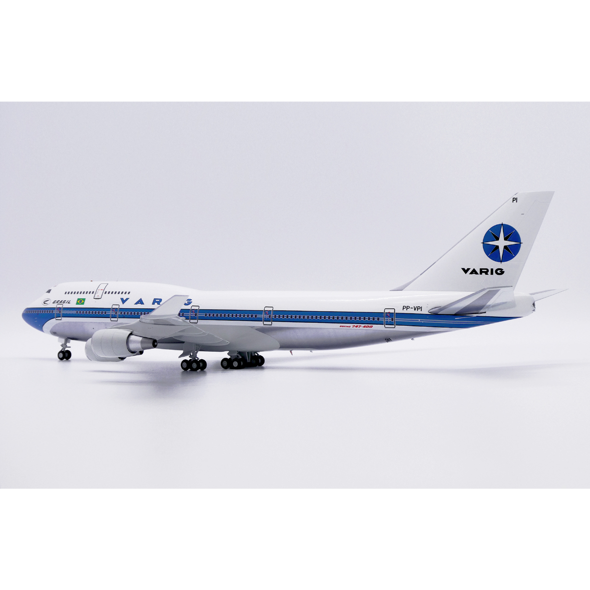 ❶　1/400 ヴァリグブラジル航空 B747-400 PP-VPI お取り寄せ商品】1/200 747-400 ヴァリグ PP-VPI | ひこーきち