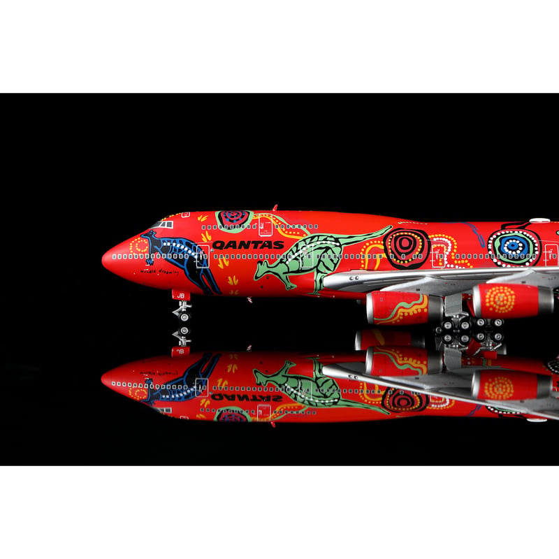 お取り寄せ商品】1/400 747-400 カンタス航空「Wunala Dreaming