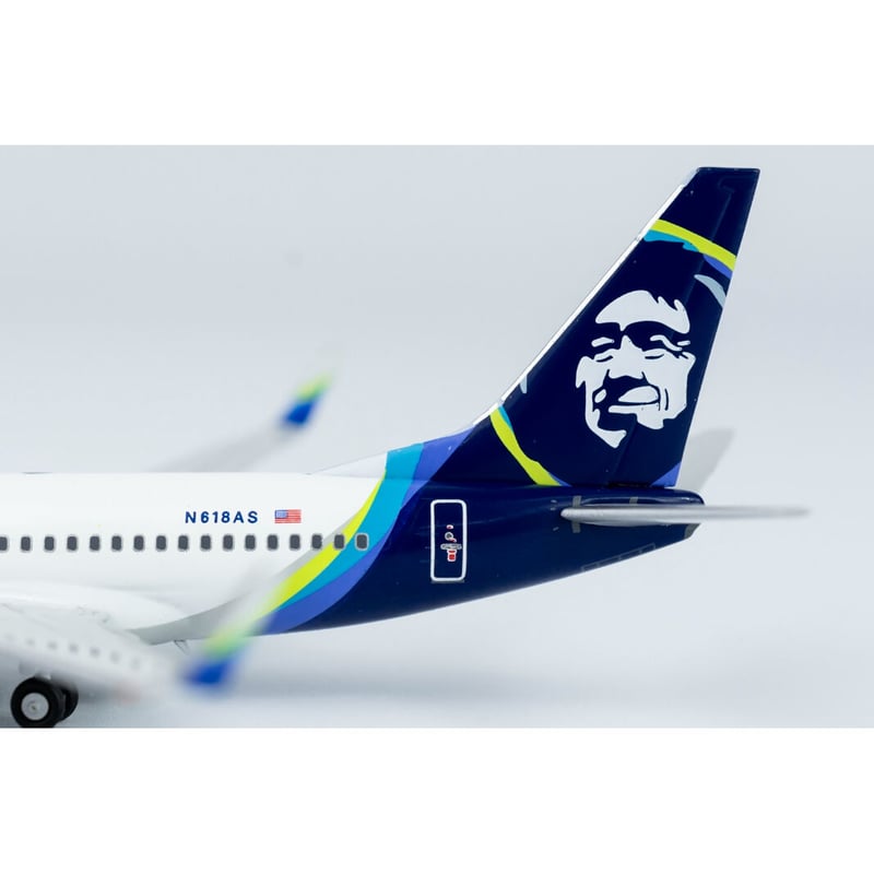 アラスカ航空 737-700 N618AS 1/400 アラスカ航空 737-700 N618AS 1/400