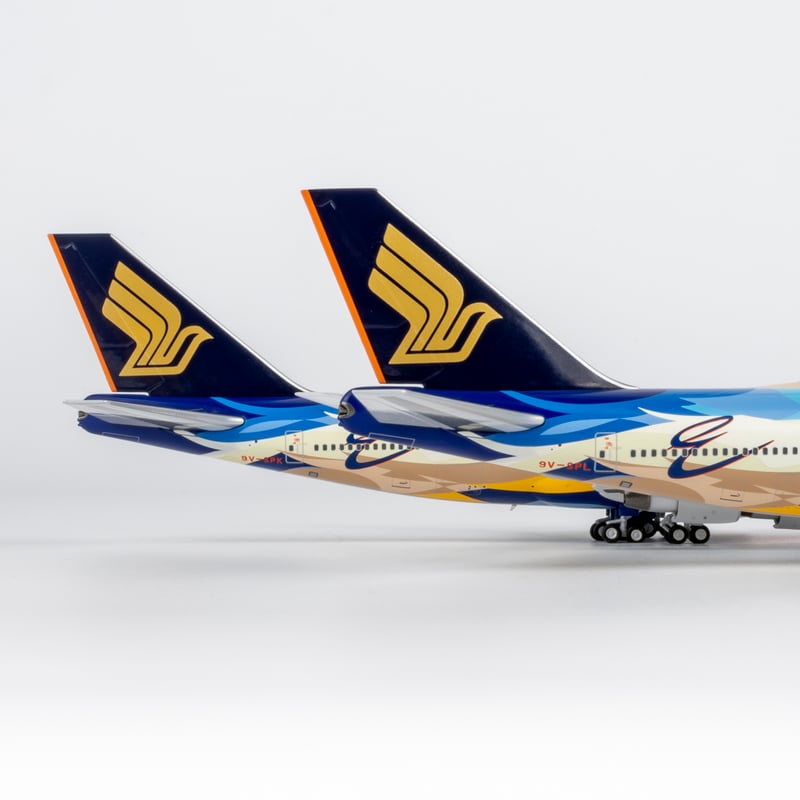 お取り寄せ商品】1/400 747-400 シンガポール航空「Tropical特別塗装機