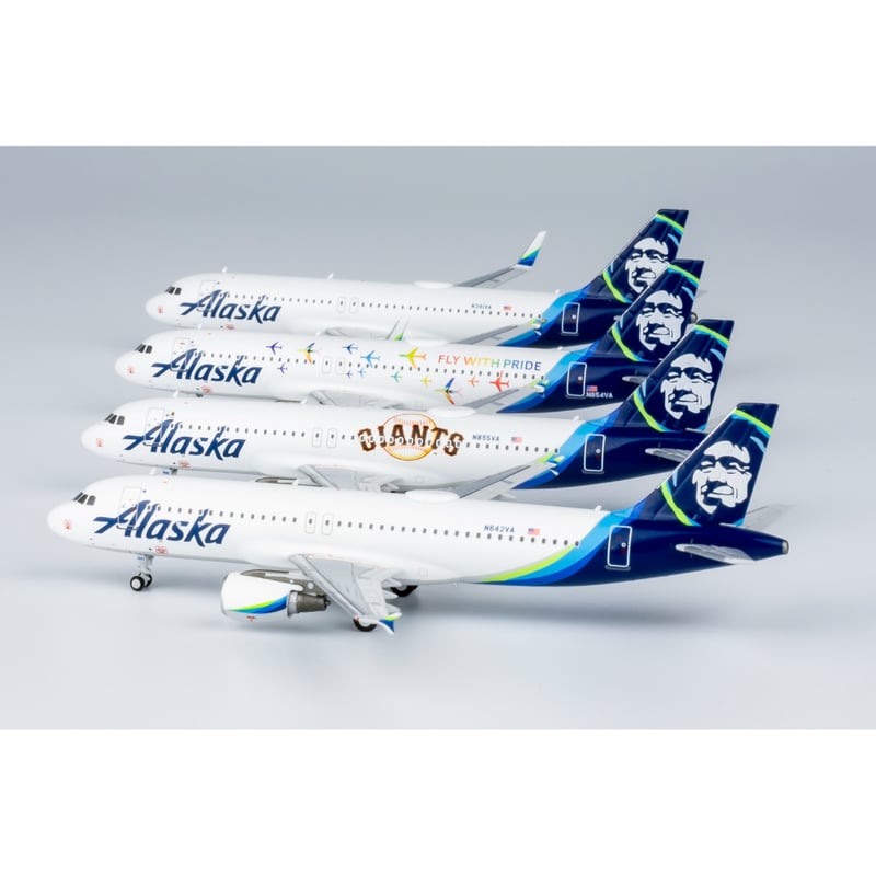 お取り寄せ商品】1/400 A320-200 アラスカ航空「fly with