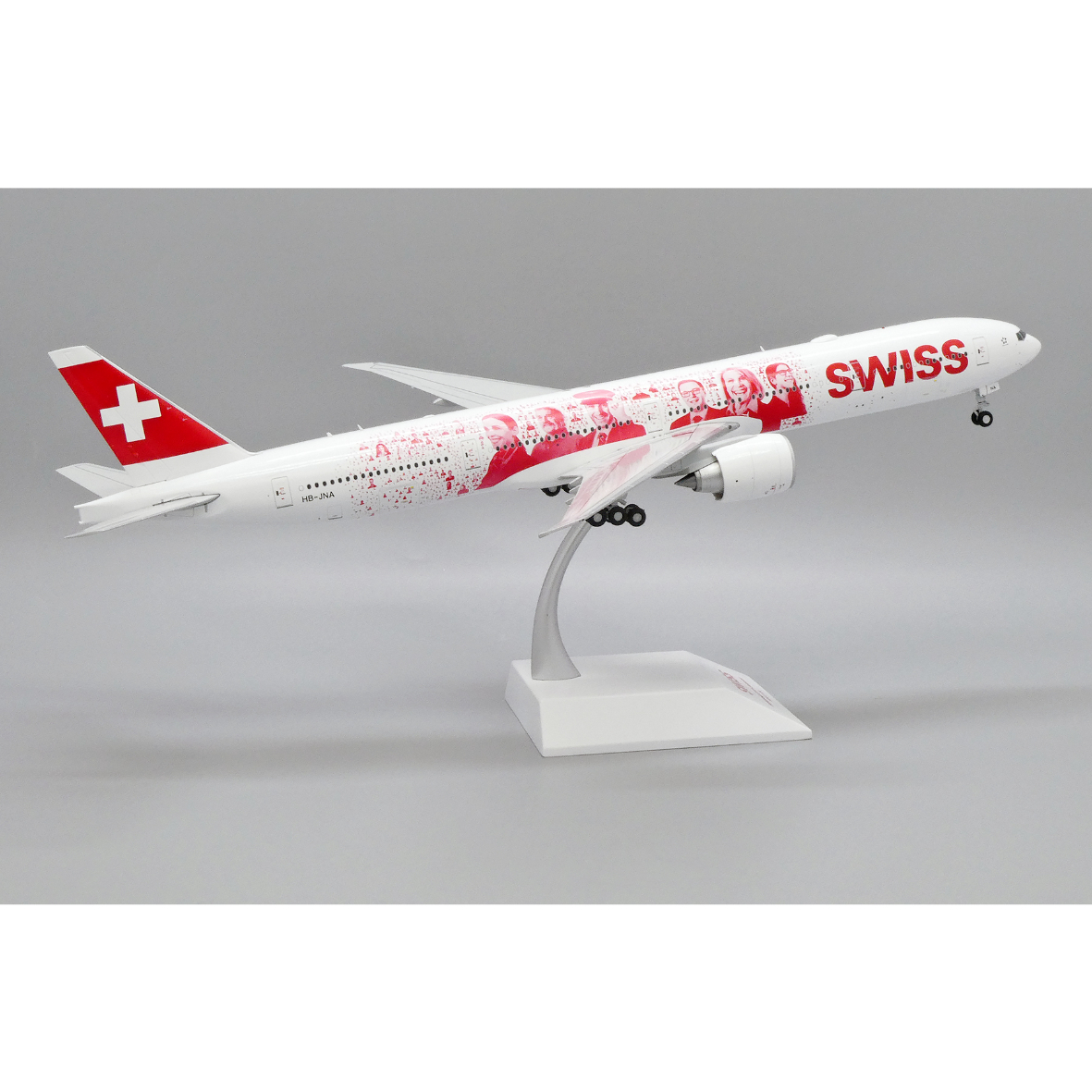 Swissair 航空機モデルセット お取り寄せ商品】1/200 777-300ER スイスインターナショナル