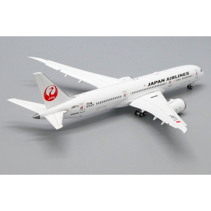 【JAL B787-9 JA877J フラップダウン　1/400】 非売品・新商品情報】1/400 787-9 JAL JA877J Flap down |