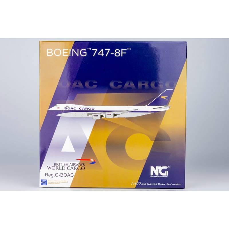 お取り寄せ商品】1/400 747-8F BOAC/英国海外航空 仮想塗装 G-BOA
