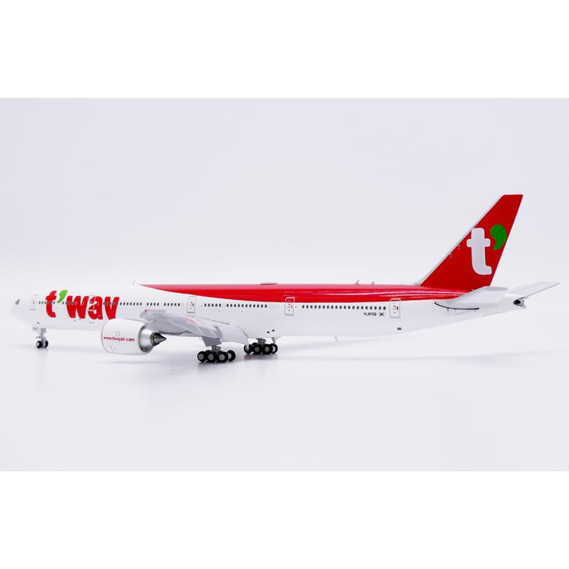 お取り寄せ商品】1/400 777-300ER ティーウェイ航空 HL8706 Flap