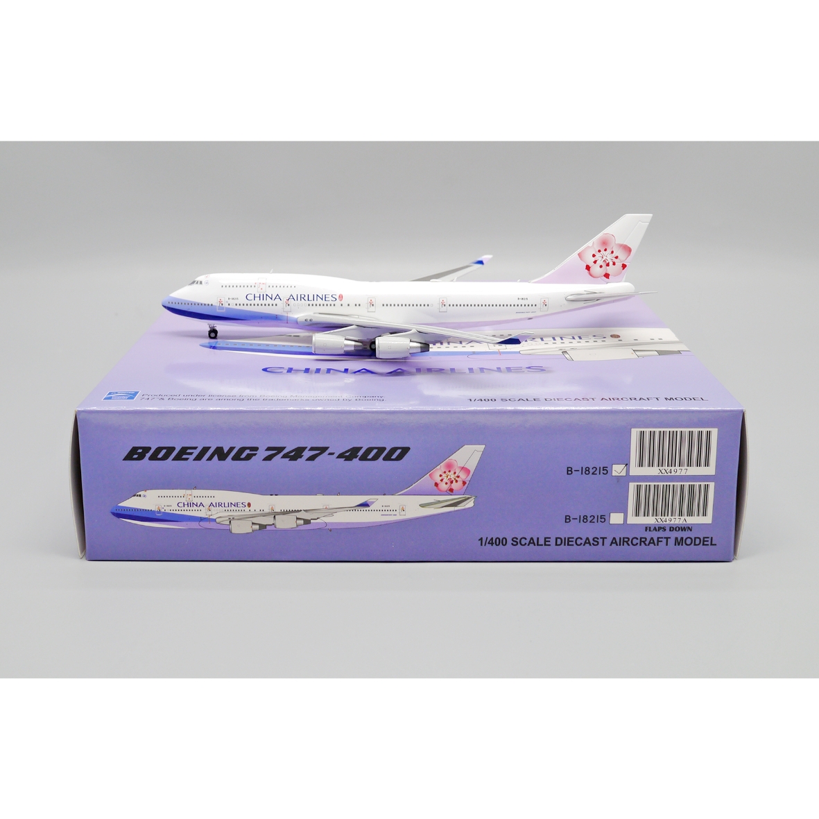 1/400 747-400 チャイナエアライン B-18215 | ひこーきちゃん