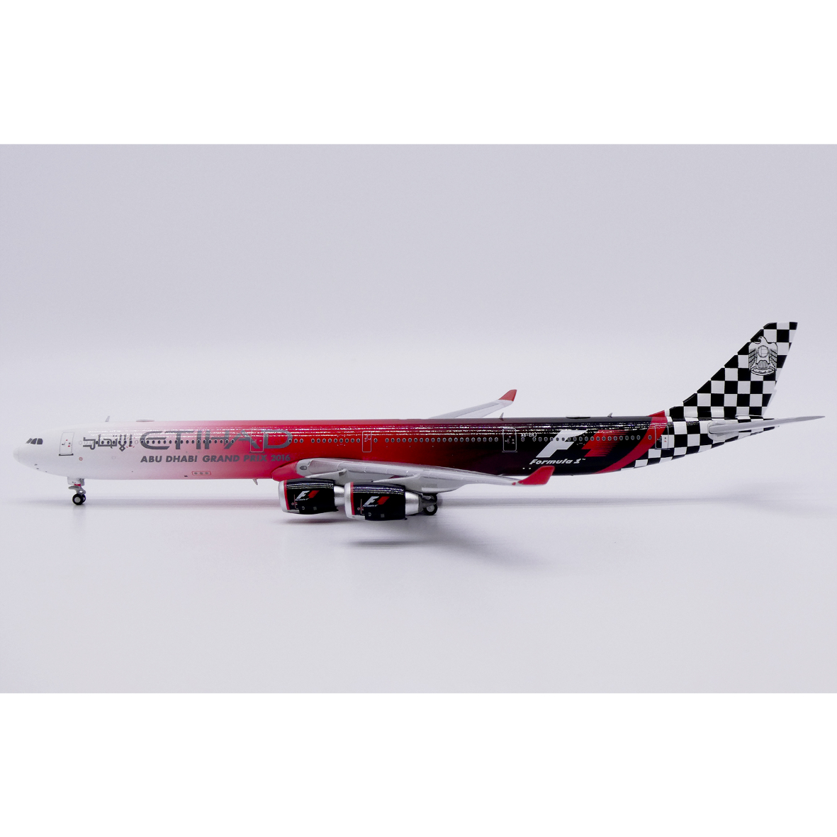お取り寄せ商品】1/400 A340-600 エティハド航空「Formula 1 アブダ