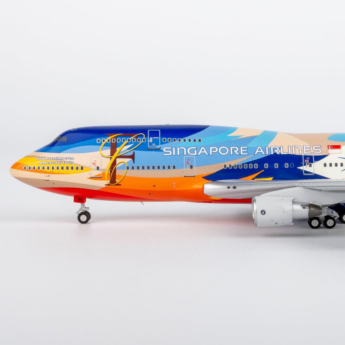 お取り寄せ商品】1/400 747-400 シンガポール航空「Tropical特別塗装機