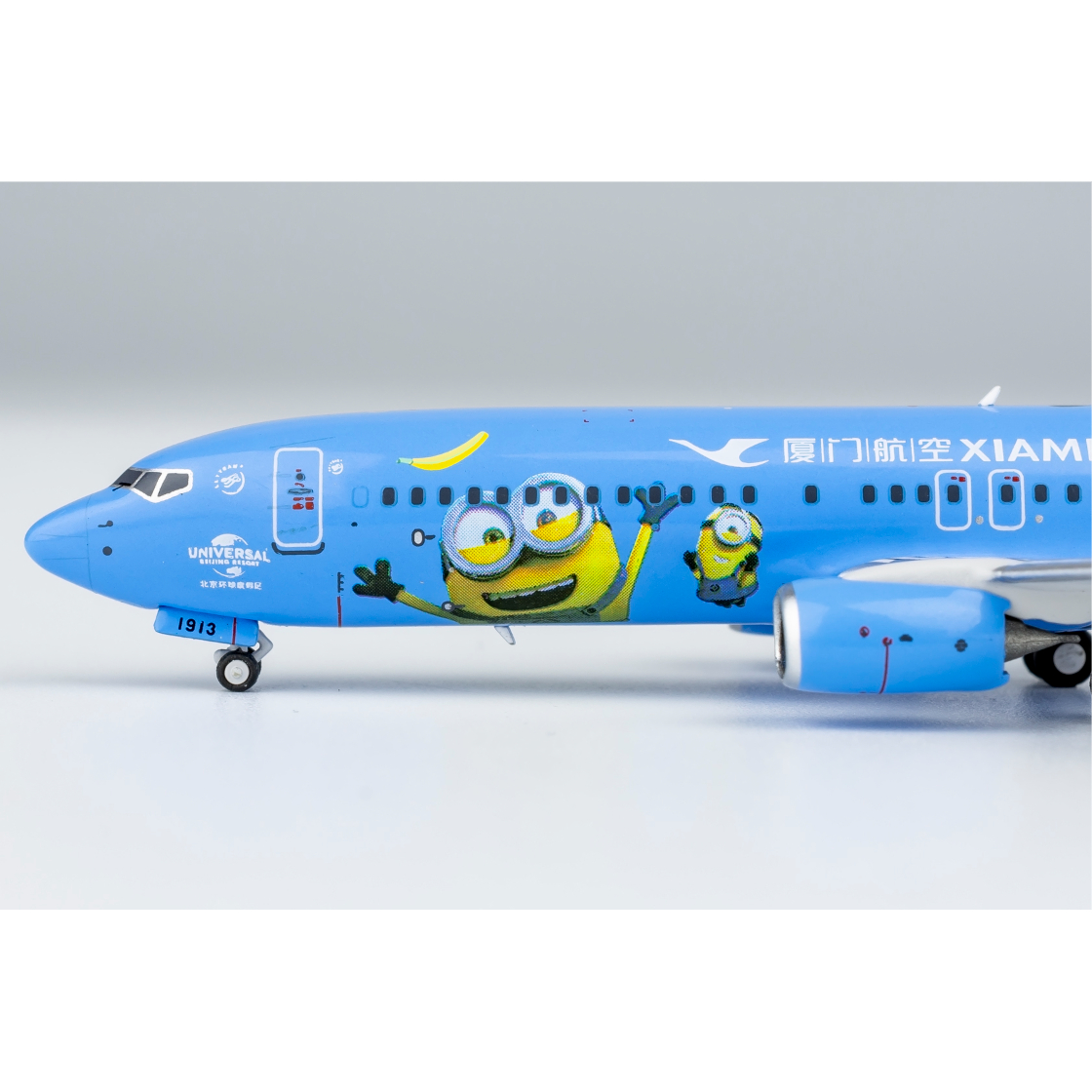 @新品@廈門航空B737-800 USC minion特別塗装ジェット1/400 Xiamen Airlines Boeing 737-800 Universal Resort (minions
