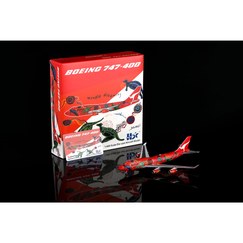 お取り寄せ商品】1/400 747-400 カンタス航空「Wunala Dreaming