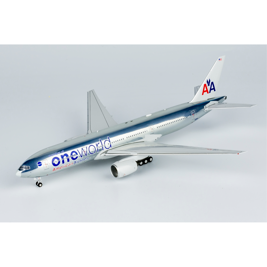 お取り寄せ商品】1/400 777-200ER アメリカン航空「ワンワールド塗装機
