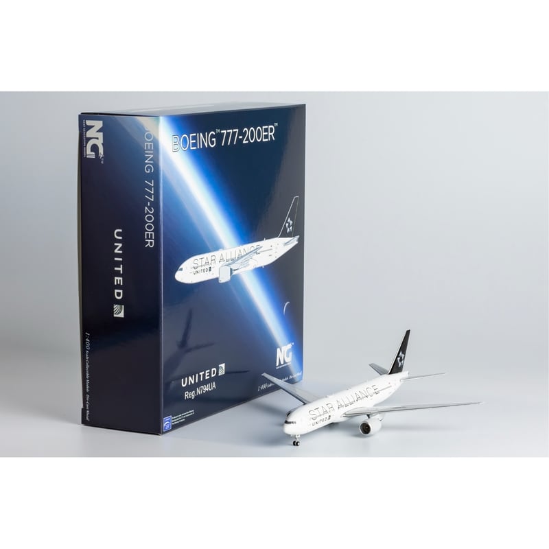 お取り寄せ商品】1/400 777-200ER ユナイテッド航空「スター