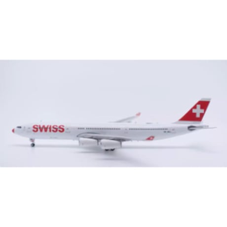 スイスインターナショナルエアラインズ　ダイキャストモデル　1/400　A340 シングルプレーン スイスインターナショナル (完成品飛行機