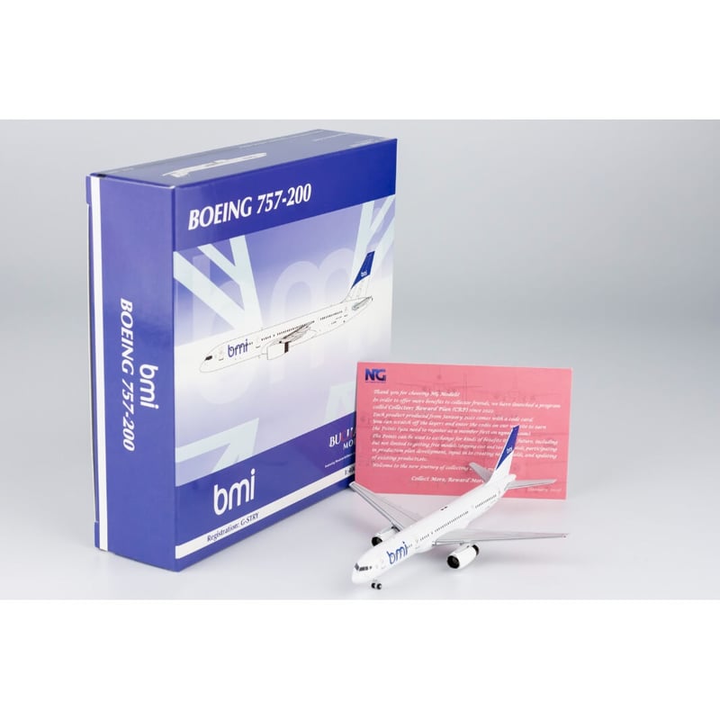 お取り寄せ商品】1/400 757-200 BMIブリティッシュ・ミッドランド航空