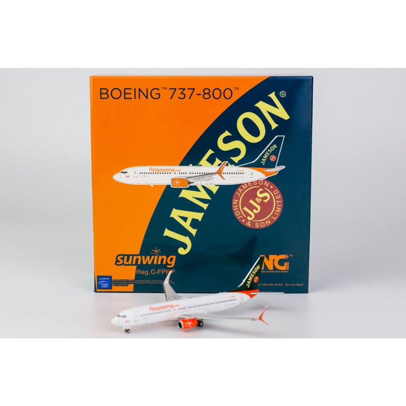 1/400 B737-8FH サンウイング航空　ジェムソン ウイスキー 1/400 B737-8FH サンウイング航空 ジェムソン ウイスキー お取り寄せ