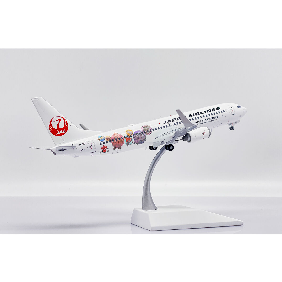 【新品】JAL 日本航空 B737-800 JA349J 1/200 JFOX空港