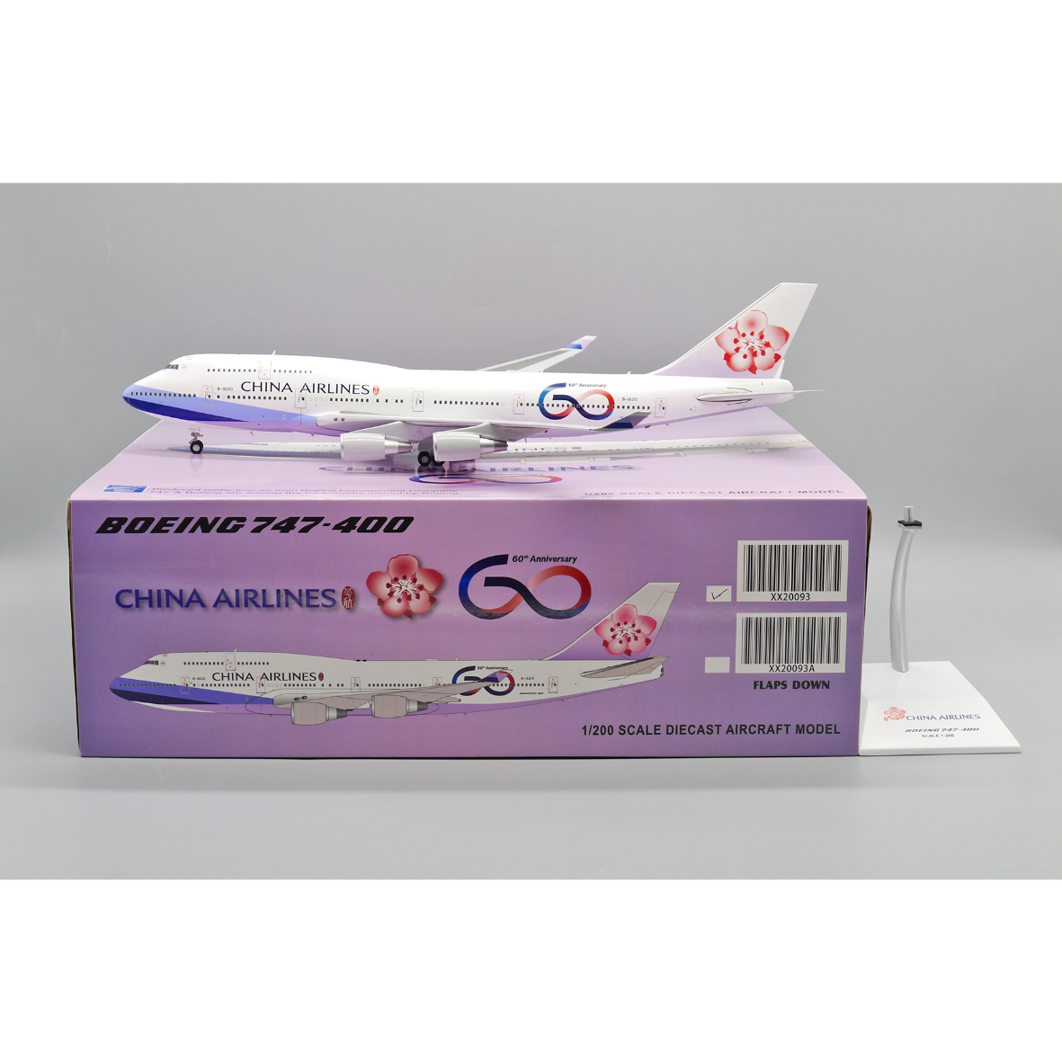 3/18まで】Phoenix 中華航空 B747-400 60th特別塗装