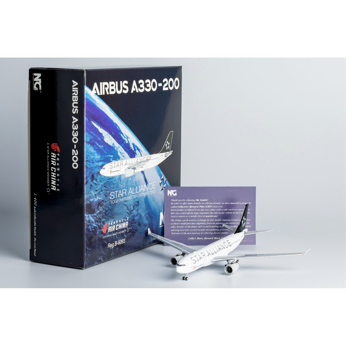 お取り寄せ商品】1/400 A330-200 中国国際航空「スターアライアンス