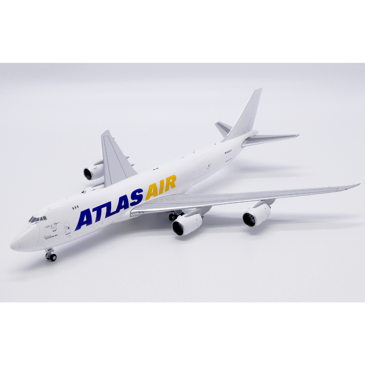 B747-400 エル・アル航空 Aviationtag シルバーとホワイト B747-400 エル・アル航空 Aviationtag シルバーとホワイト B747-400