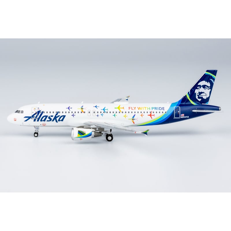 お取り寄せ商品】1/400 A320-200 アラスカ航空「fly with