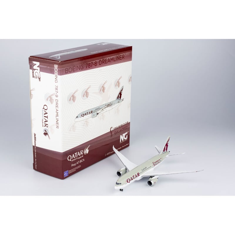 カタール航空 787-8 A7-BCA 1/400 NG Models Qatar Airways 787-8 Dreamliner with 25th