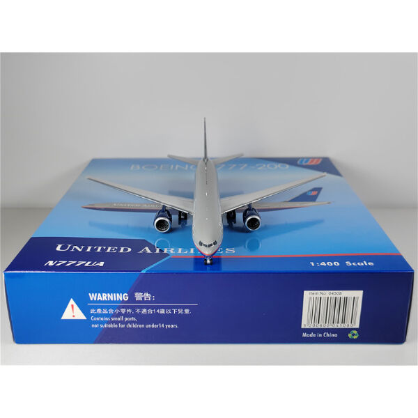 1/400  ユナイテッド航空　ボーイングＢ７７７－２００　Ｎ７７２ＵＡ 1/400 777-200 ユナイテッド航空 N777UA | ひこー