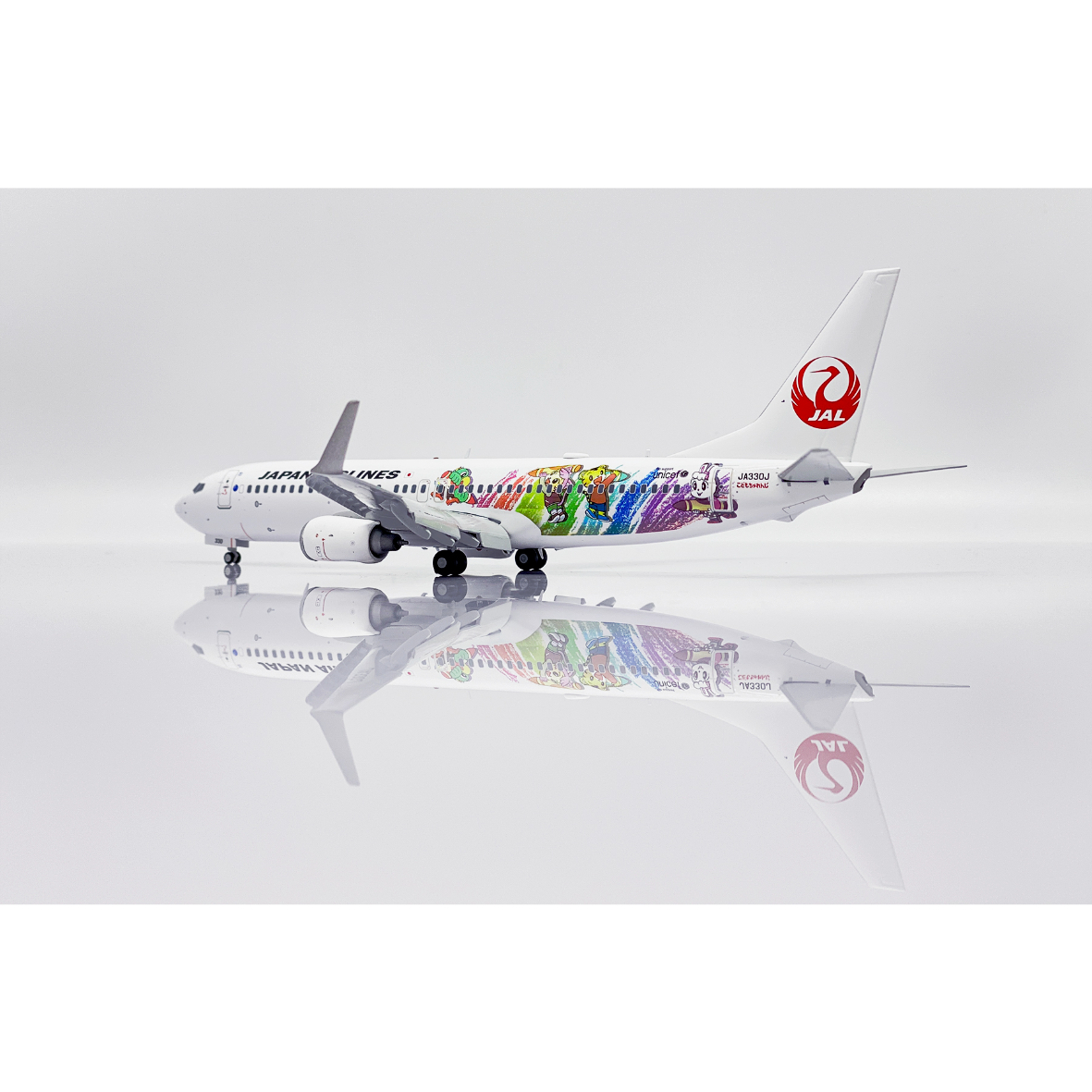 非売品・新商品情報】1/200 737-800 JAL「しまじろうジェット