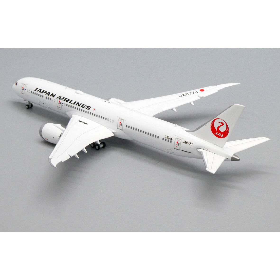 【JAL B787-9 JA877J フラップダウン　1/400】 非売品・新商品情報】1/400 787-9 JAL JA877J Flap down |