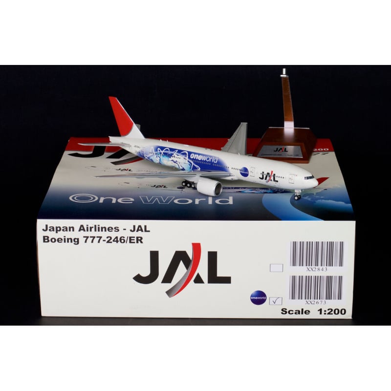 非売品・新商品情報】1/200 B777-200 JAL oneworld塗装 JA704J...