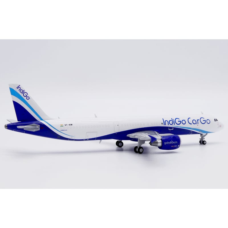 インディゴカーゴ A321P2F VT-IKX 1/400 お取り寄せ商品】1/400 A321(P2F) インディゴ VT-I