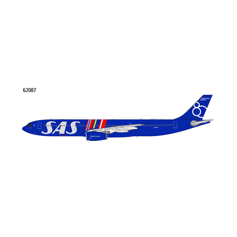 先割予約15％OFF】1/400 A330-300 スカンジナビア航空「創立80周年記念