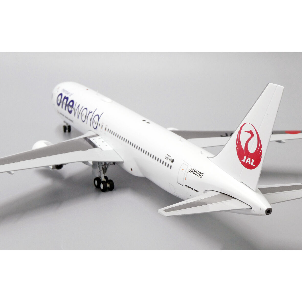 G*O様 JAL B767 oneworld 塗装機ダイキャストモデル1/200 original
