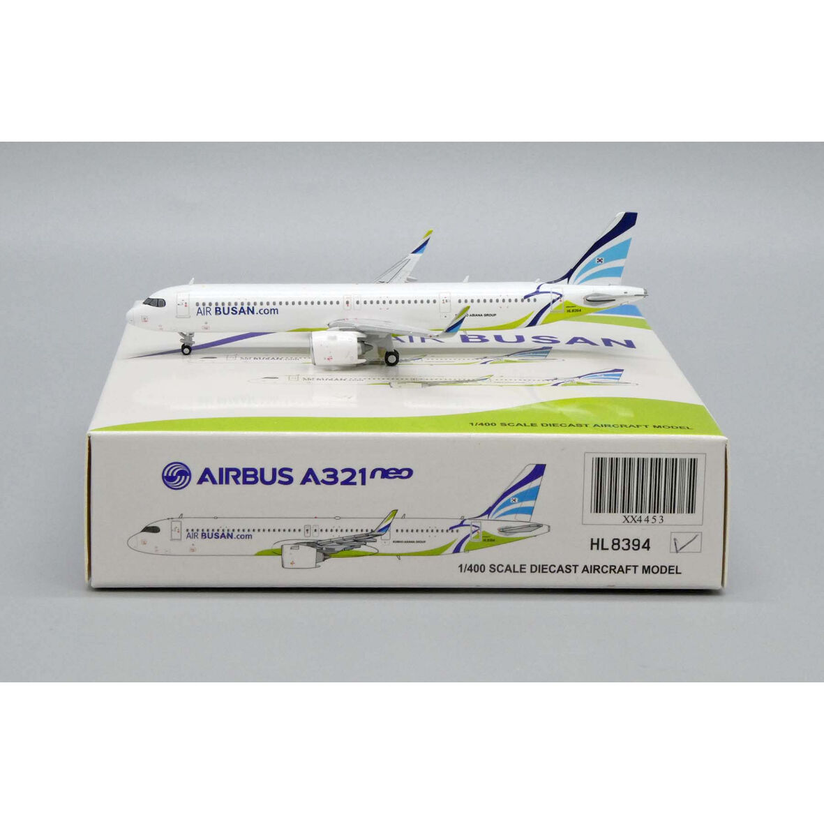 海外輸入】 NGmodel エアプサン 1/400 HL8504 A321neo 民間航空機 