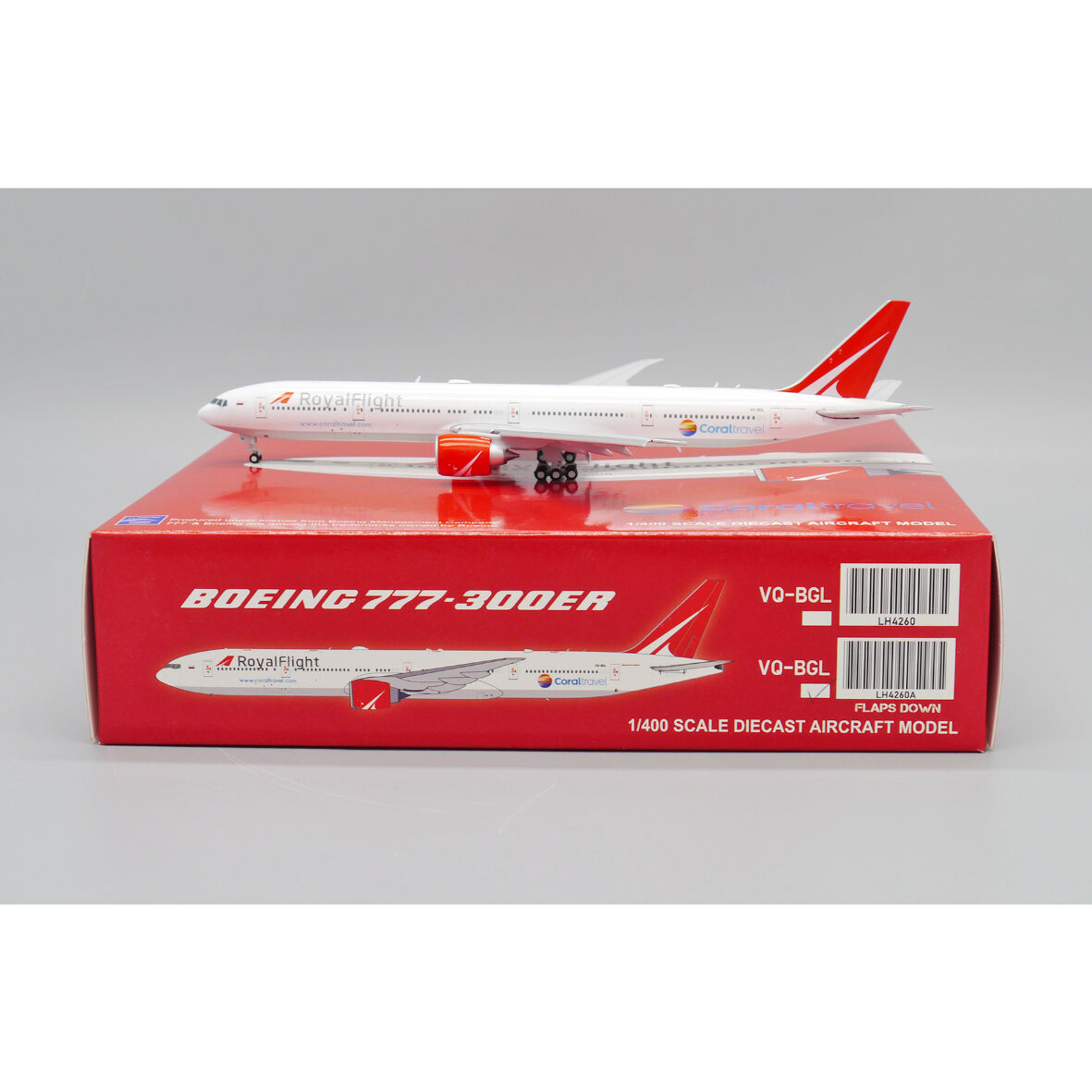 ロイヤルフライト 777-300ER VQ-BGL 1/400 限時セール】【お取り寄せ商品】1/400 777-300ER ロイヤル