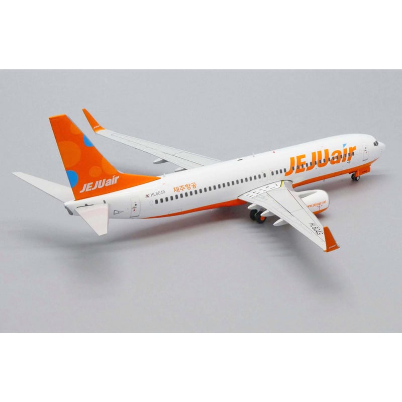 チェジュ航空 Boeing 737-800 1/200スケール お取り寄せ商品】1/200 737-800 チェジュ航空 HL8049 スタンド付き