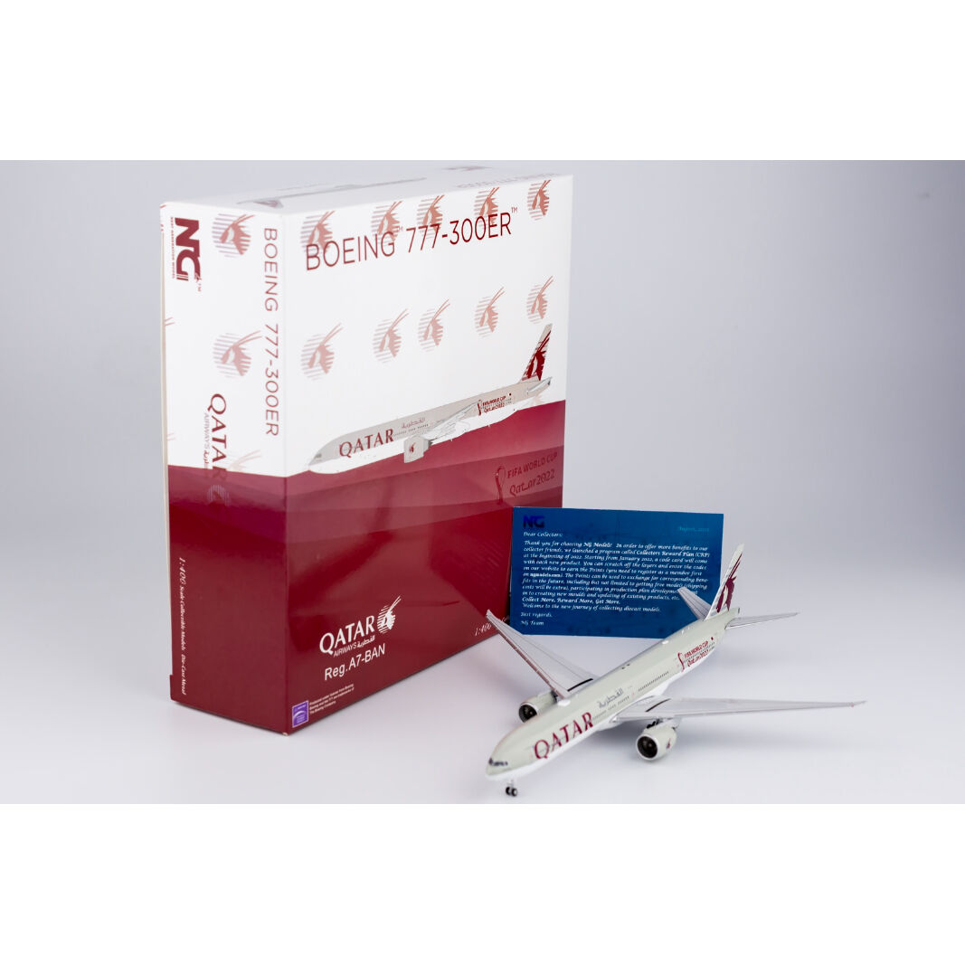 お取り寄せ商品】1/400 777-300ER カタール航空[ワールドカップ