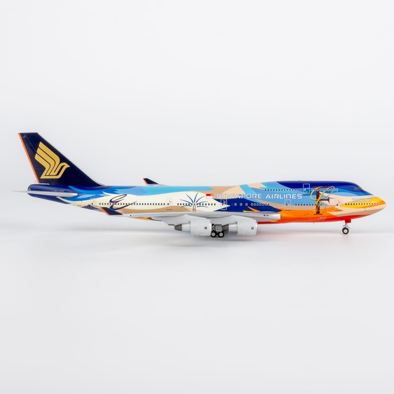 お取り寄せ商品】1/400 747-400 シンガポール航空「Tropical特別塗装機
