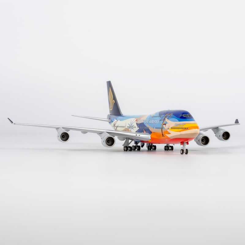 お取り寄せ商品】1/400 747-400 シンガポール航空「Tropical特別塗装機