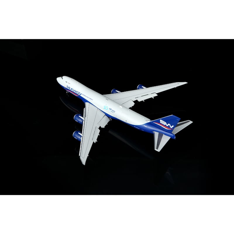 お取り寄せ商品】1/400 747-8F シルクウェイ・ウェスト・エアラインズ