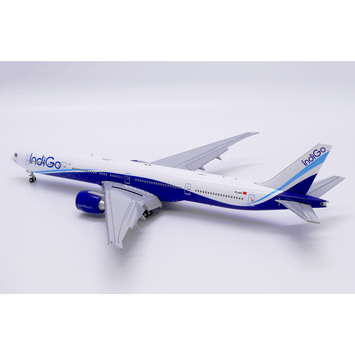 インディゴ 777-300ER TC-LKD 1/400 お取り寄せ商品】1/400 777-300ER インディゴ航空 TC-LKD Flap