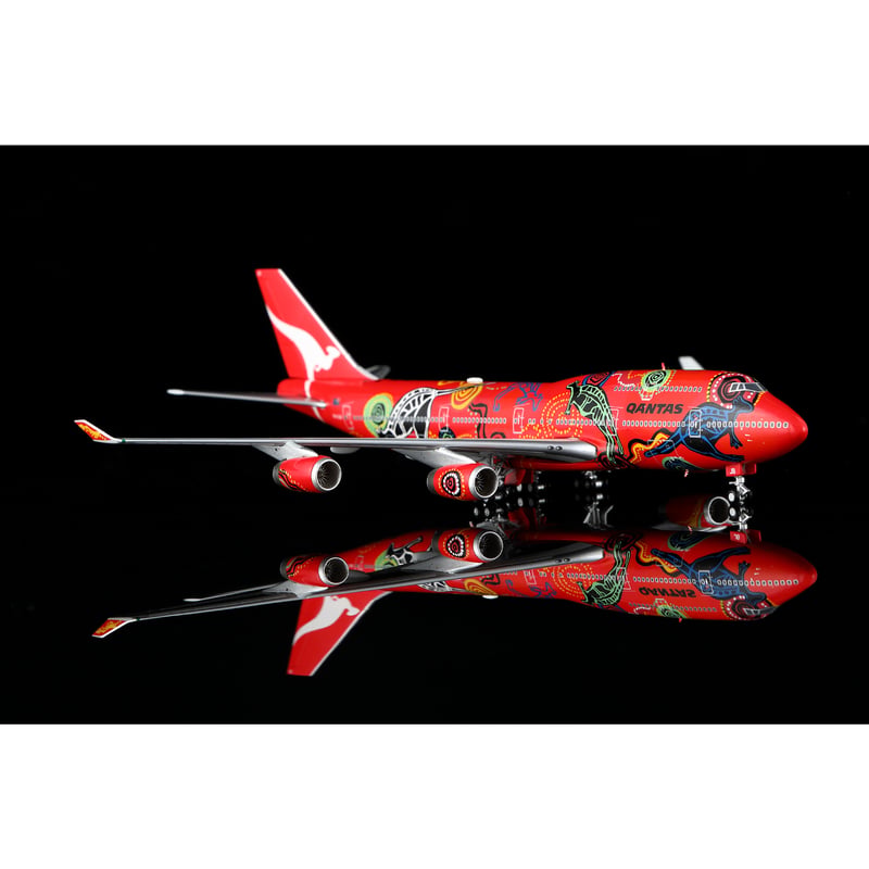 お取り寄せ商品】1/400 747-400 カンタス航空「Wunala Dreaming
